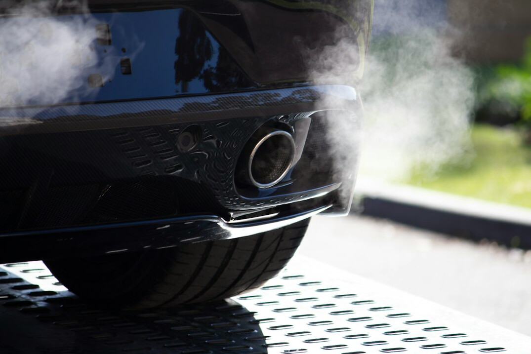 Spraying protective coating under a car